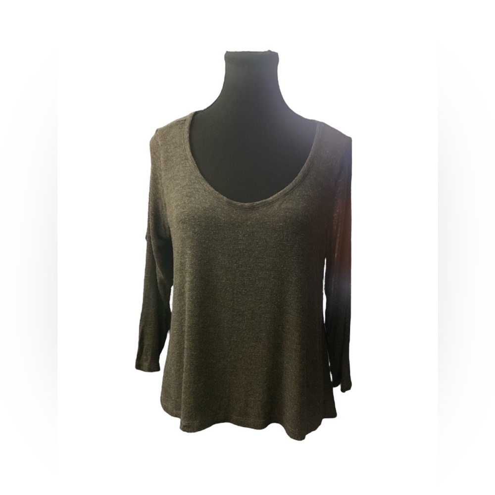 Tresics Gray Women's Blouse GUC L